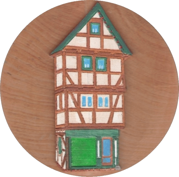 Ehemalige Buchhandlung Zuber auf dem Marktplstz von Schlitz