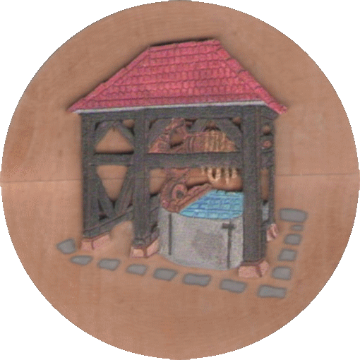 Der Ziehbrunnen im Vorderburger Hof